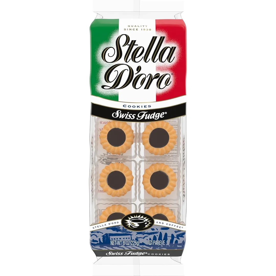Stella Doro D'oro Swiss Fudge Chocolate Center Cookie 8 oz