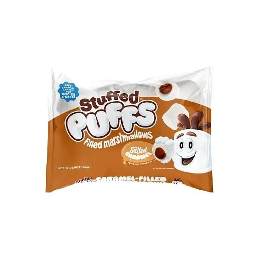 Stuffed Puffs Marshmallow Caramel Center 8.6 oz 6ct