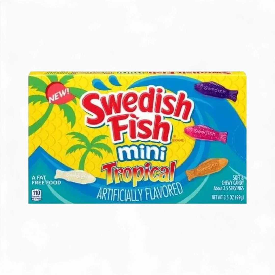 Swedish Fish Tropical Mini Theater Box 12 Count 3.5 Ounce