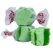 Taffy Town Green Apple 2.5 Pound Bag Individually Wrapped Bulk