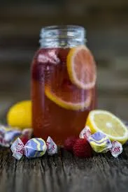 Taffy Town Raspberry Lemonade 2.5 Pound Bag Individually Wrapped Bulk