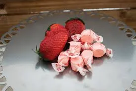 Taffy Town Strawberry 2.5 Pound Bag Individually Wrapped Bulk