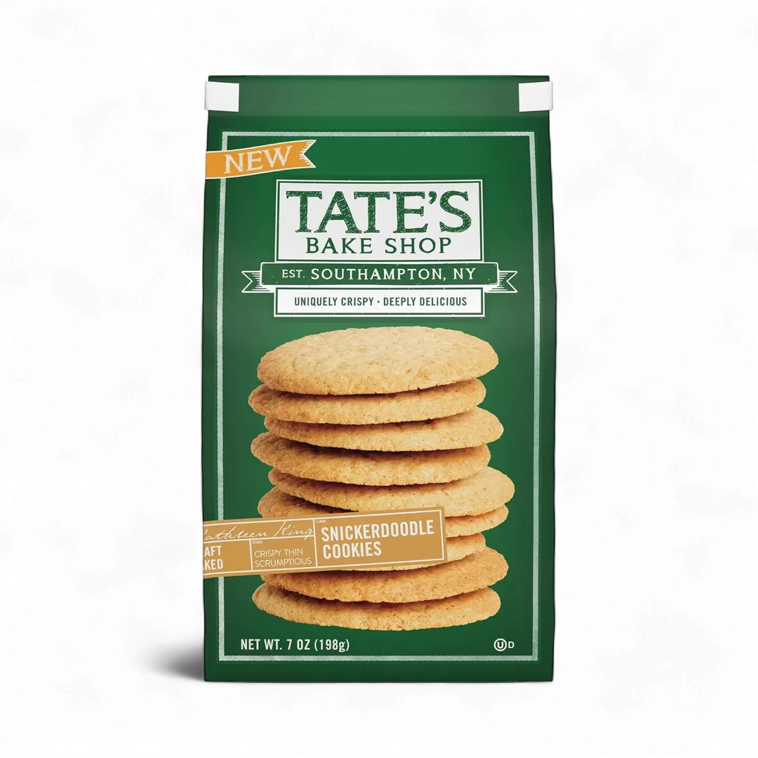 Tate's Bake Shop Snickerdoodle Crispy Cookies 7 oz Bag