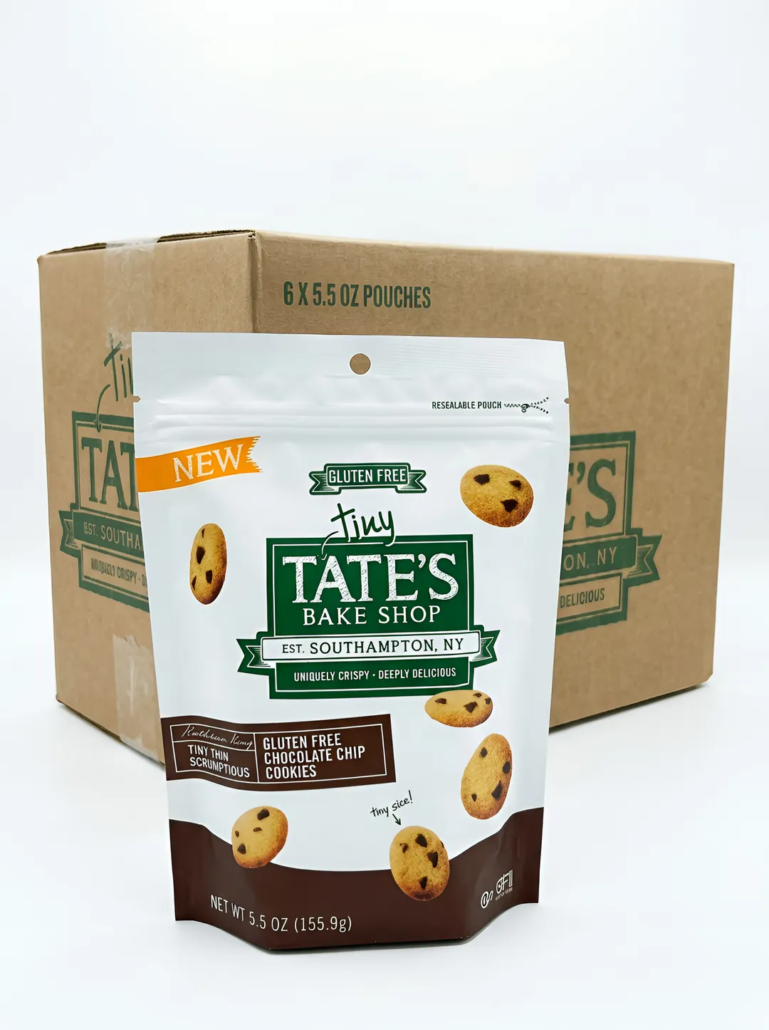 Tate's Bake Shop Tiny Tate's Chocolate Chip Cookies 5.5oz 6ct
