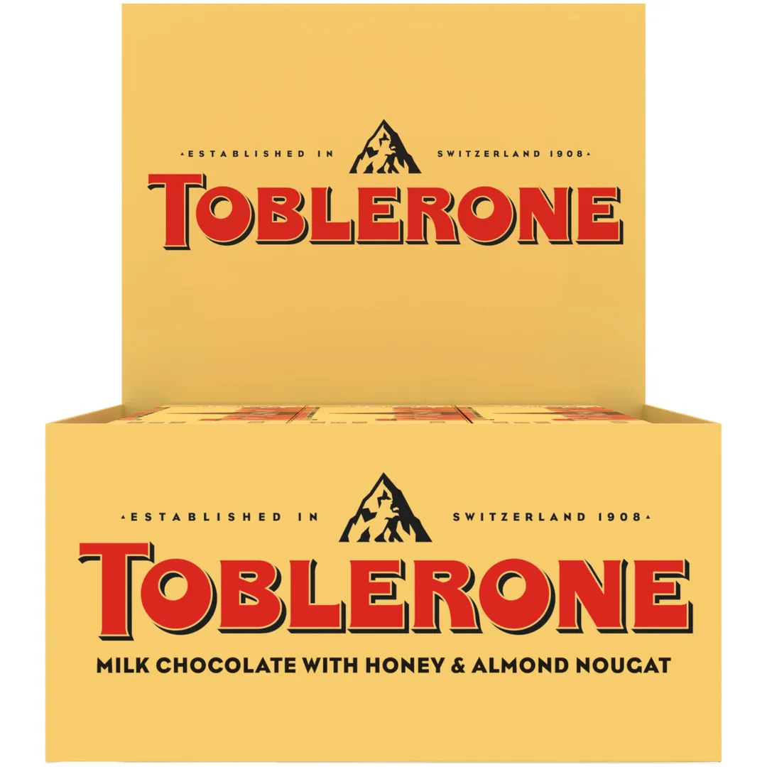 Toblerone 20 Ct 3.52 Oz Milk Chocolate Bars