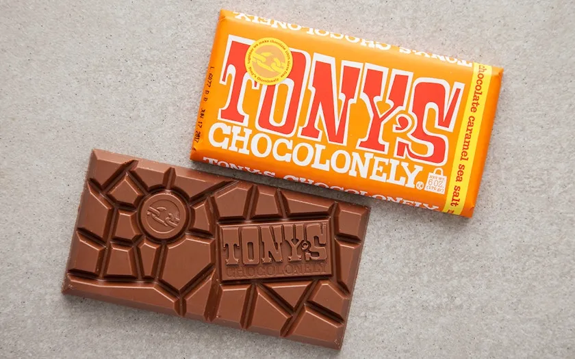 Tonys Chocolonely 6.35 Oz Milk Caramel Sea Salt Bar