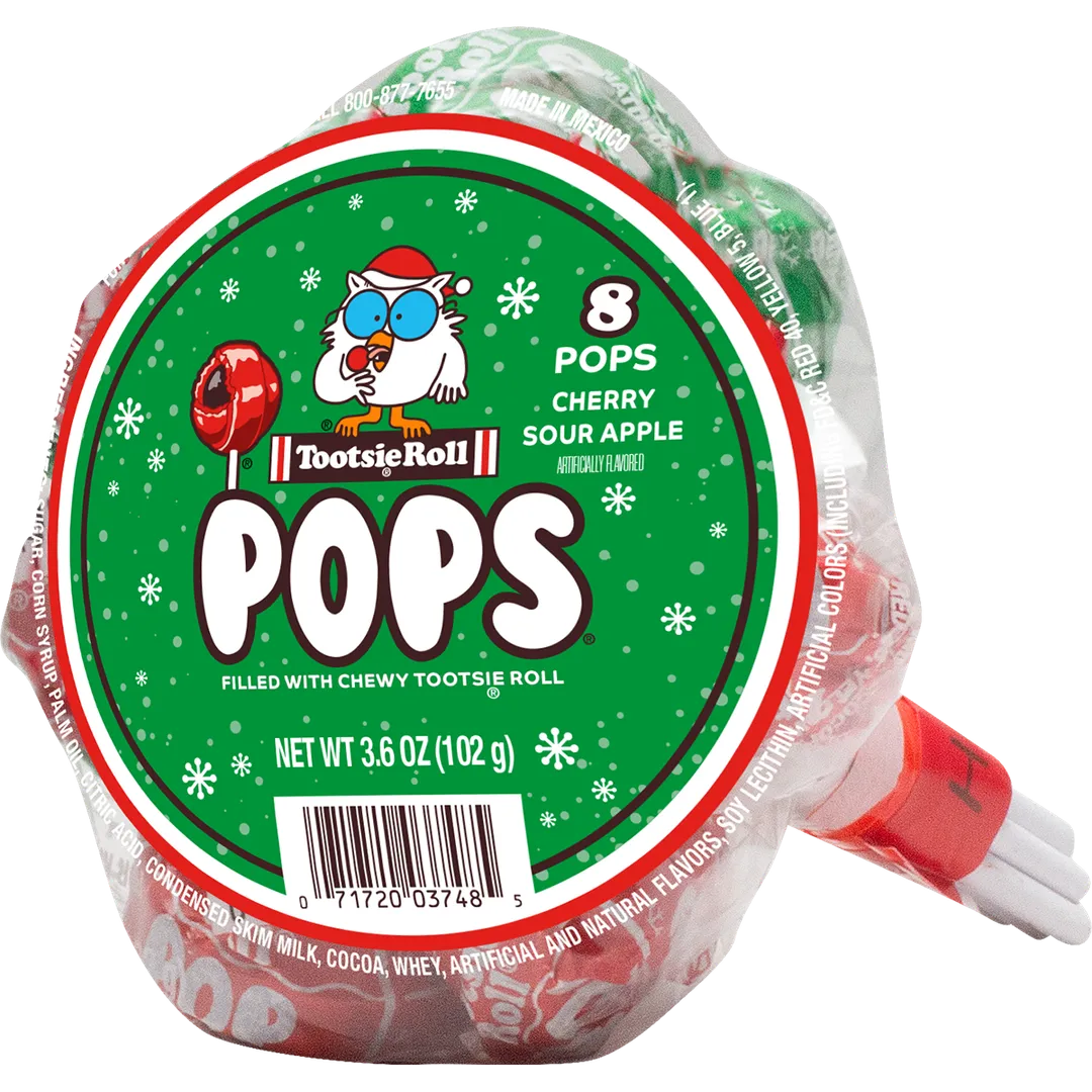 Tootsie Pop Christmas Bunch Lollipops 8 pack Bundle 18 ct