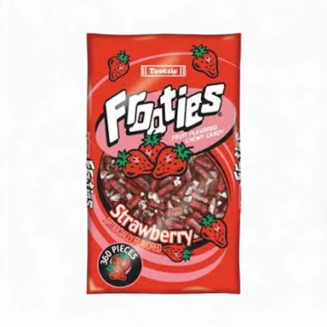 Tootsie Rolll Frooties Chewy Candy Strawberry 2.42 Pound Bag Individually Wrapped