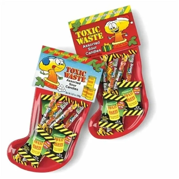 Toxic Waste Christmas Stocking 3.67 oz Variety 24 ct