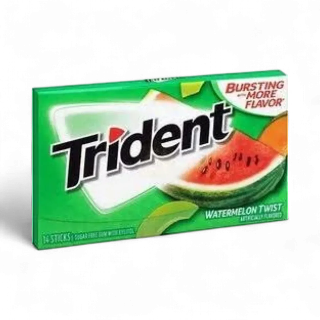 Trident Watermelon Twist 12 Count 14 Sticks Each Tray
