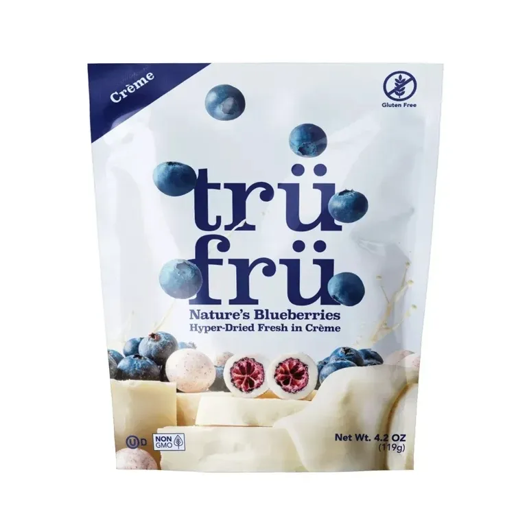 Tru Fru Hyper-Dried Bluberries Creme 3.4oz 6ct
