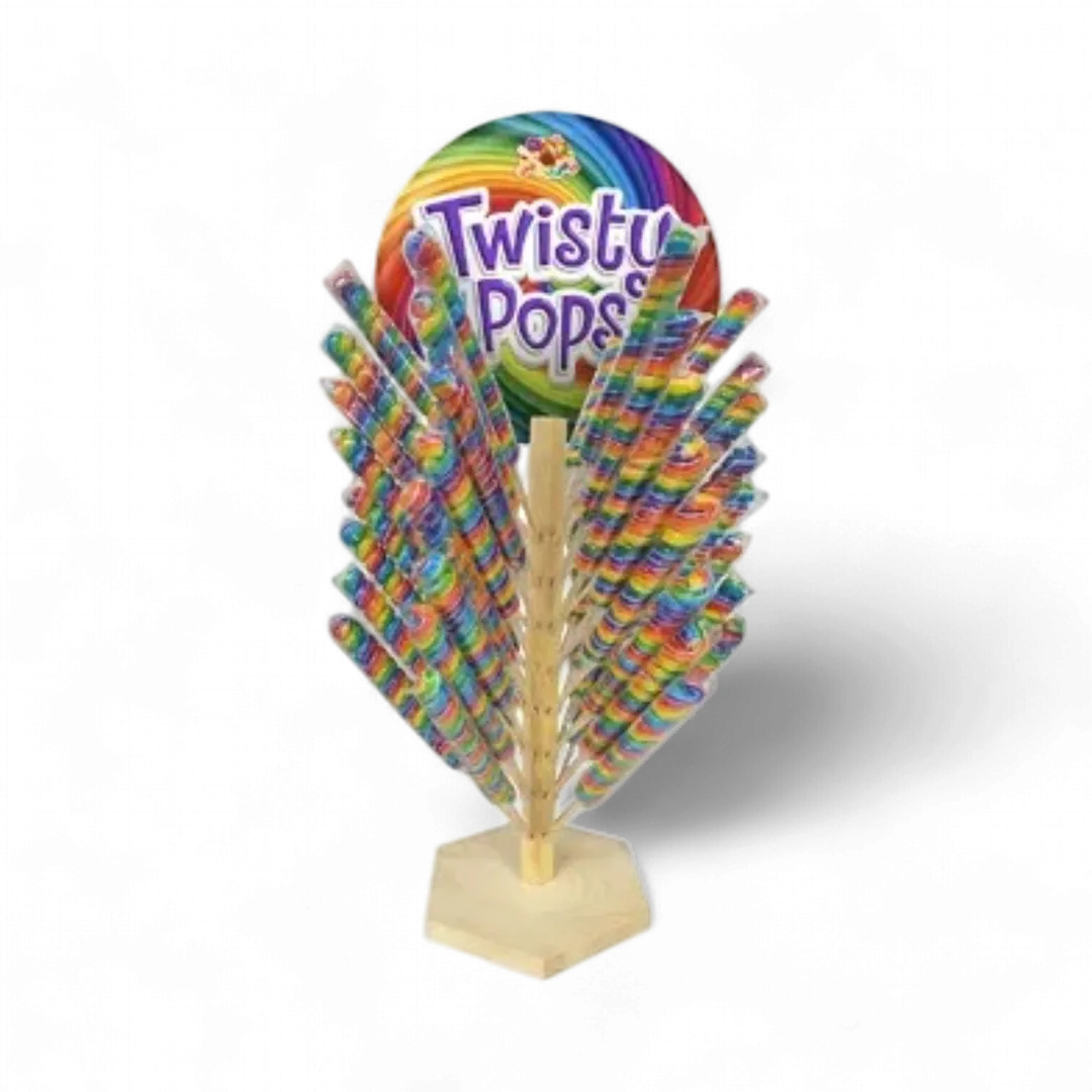 Twisty Pops with Tree Stand Display 48 Count