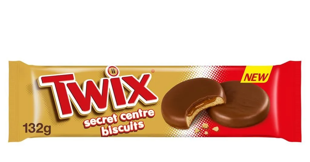 Twix Secret Centre Chocolate Biscuits 4.65 oz 12 ct UK Import