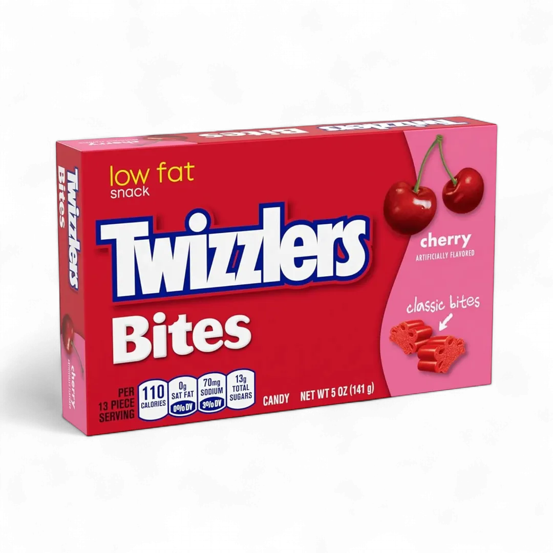 Twizzlers Cherry Bites 5 ounce 12 count theater box
