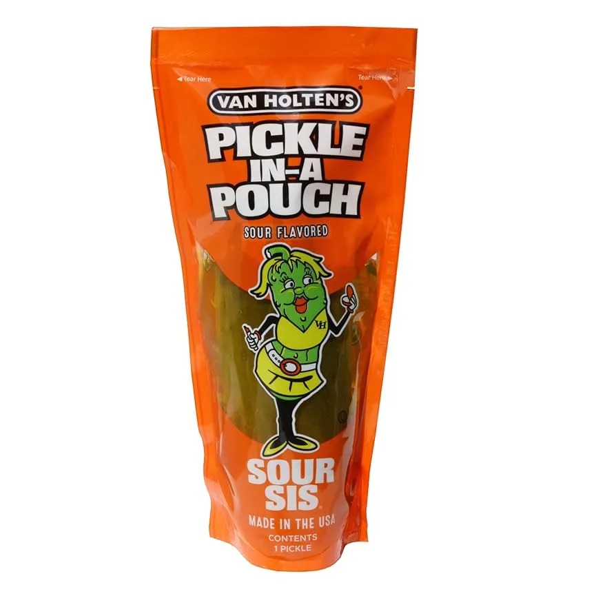 Van Holten's Sour Pickle Pouch Sour Sis 7 oz Bag