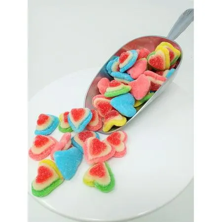 Vidal Gummi Triple Hearts 4.4 Pounds Gummy Hearts