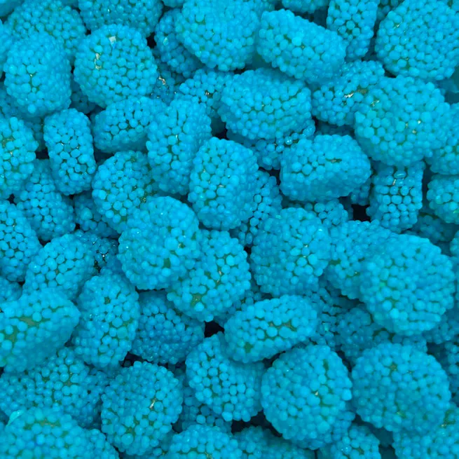 Vidal Import Swedish Blue Button Gummy Clusters 2.2 lbs