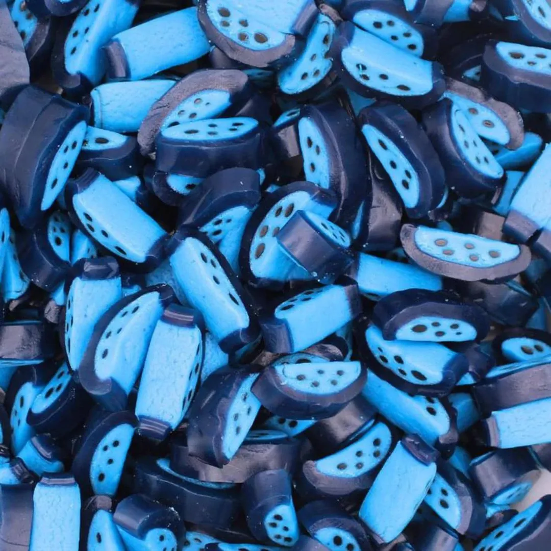 Vidal Import Swedish Blue Raspberry Licorice Slices 2.2 lb