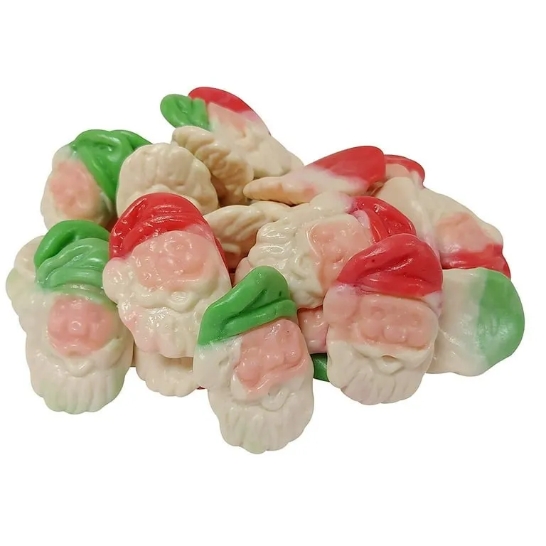 Vidal Santa Clause Gummy Face Christmas Xmas 4.4 lb