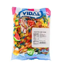 Vidal Sugar Free Gummy Worms 2.2 Pound Bag Bulk
