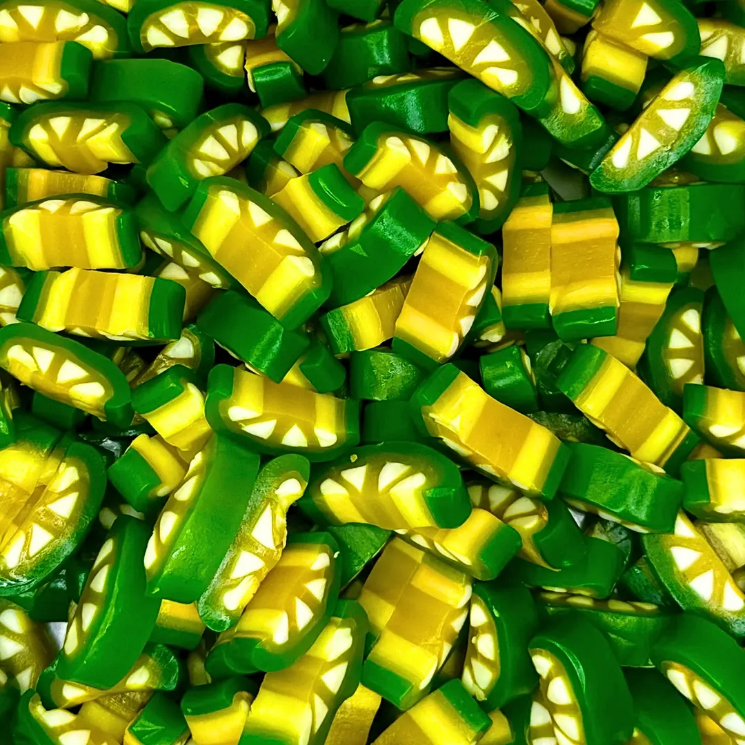 Vidal Swedish Lemon Lime Sof Licorice Slices 2.2 lb