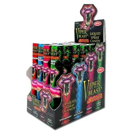 Viper Blast 12 Ct Sour Liquid Spray Candy 1.35 oz