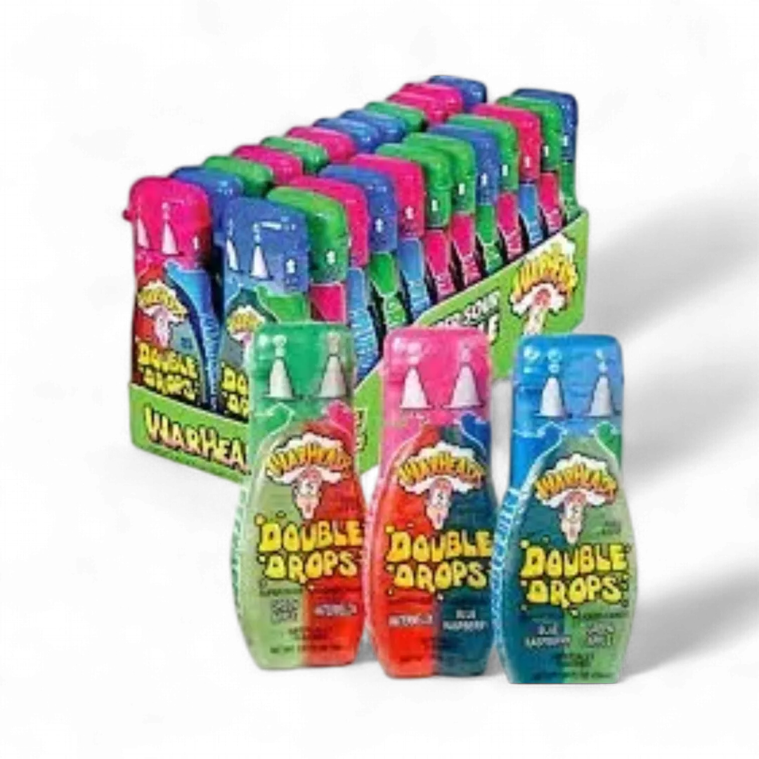 Warheads Double Drops Liquid Candy 24 count tray