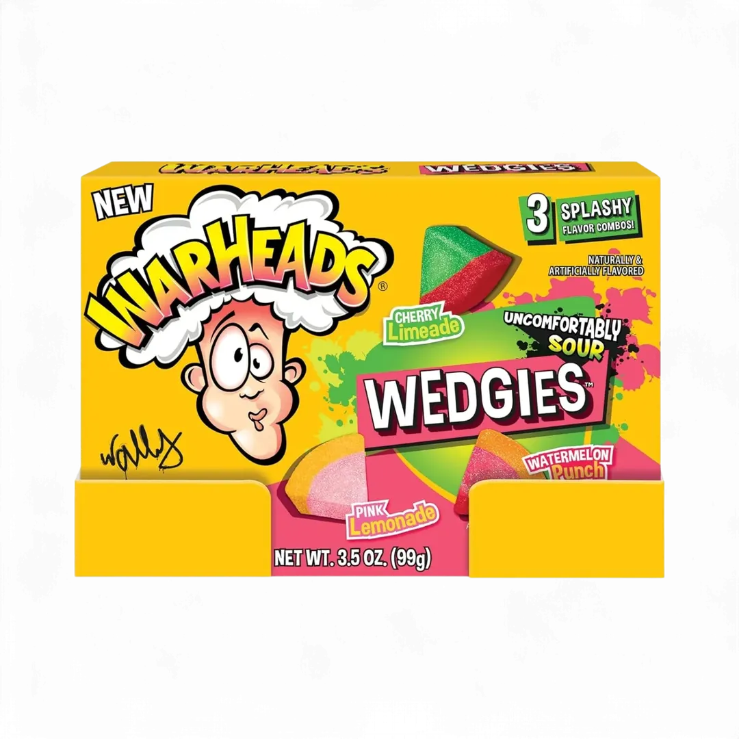 Warheads Wedgies 3.5 ounce 12 count theater box
