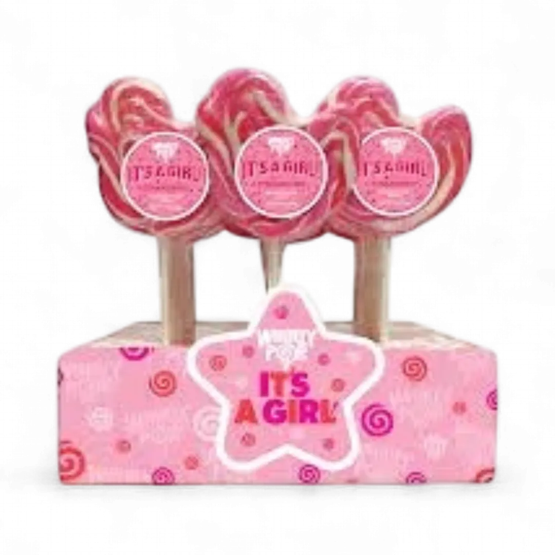 Whirly Pop Its A Girl 24 Count 1.5 Ounce Display Tray