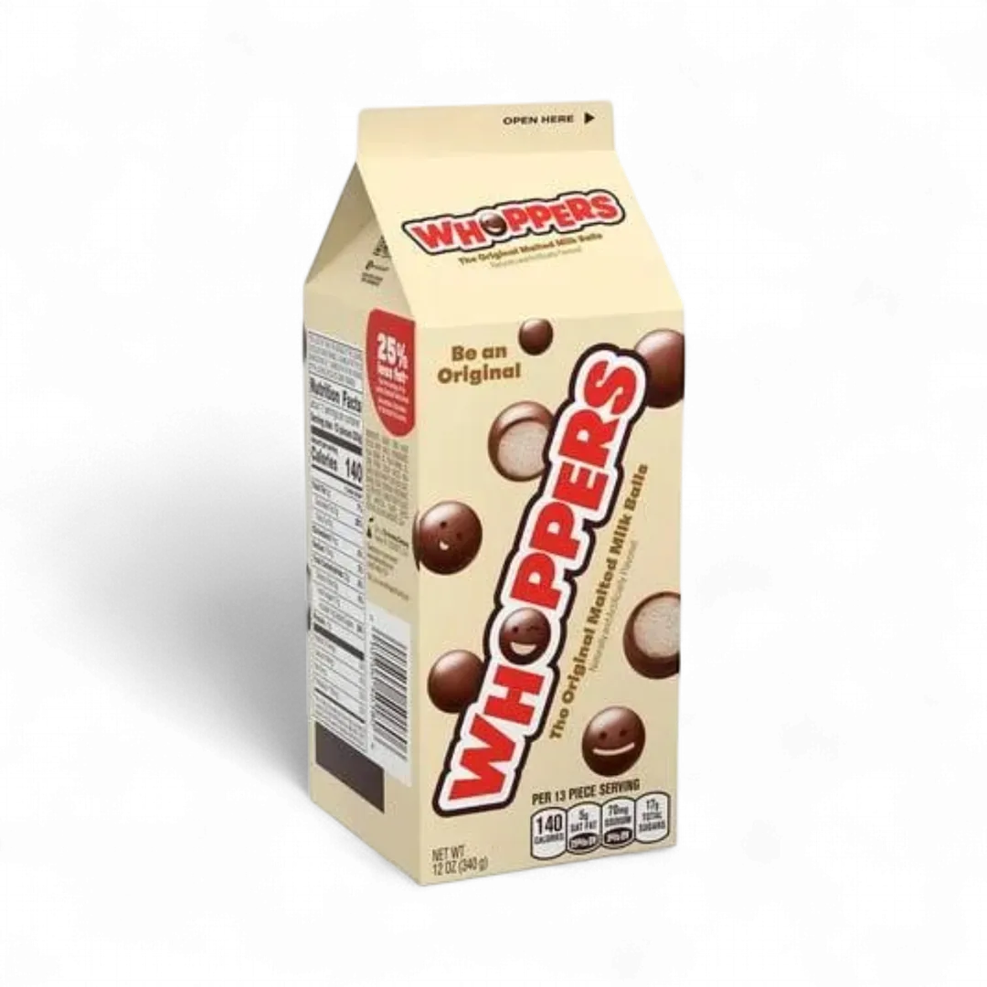 Whoppers Malted Milk Ball Carton Box 12 Ounce