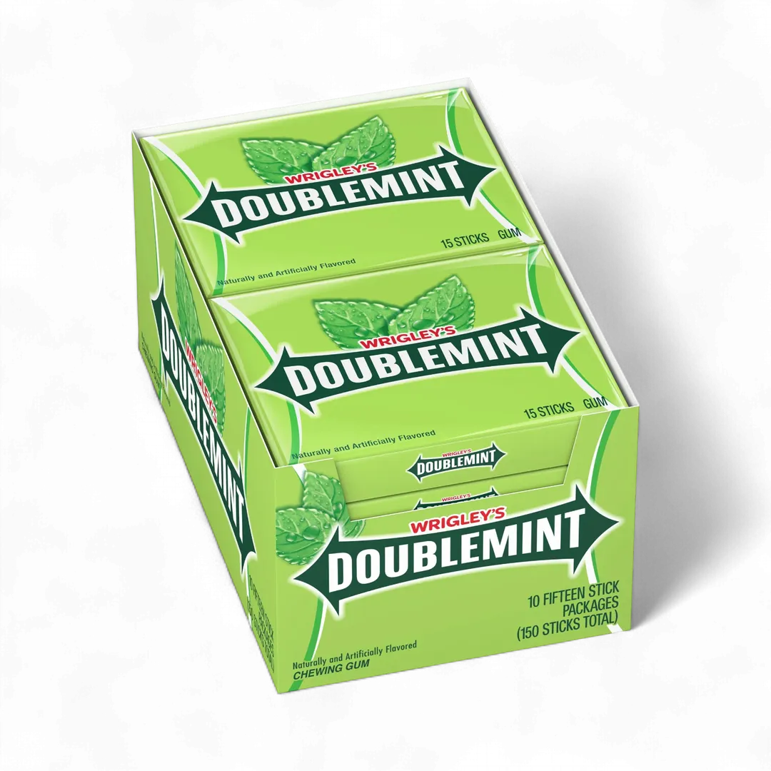 Wrigley's Doublemint 10 Count 15 Piece Stick
