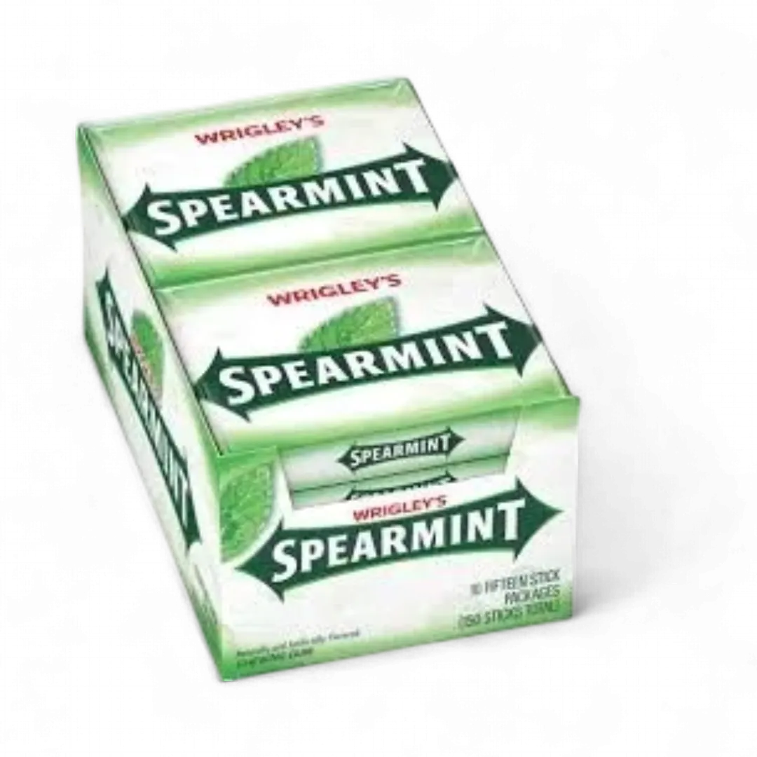 Wrigleys Spearmint 10 Count 15 Sticks Each