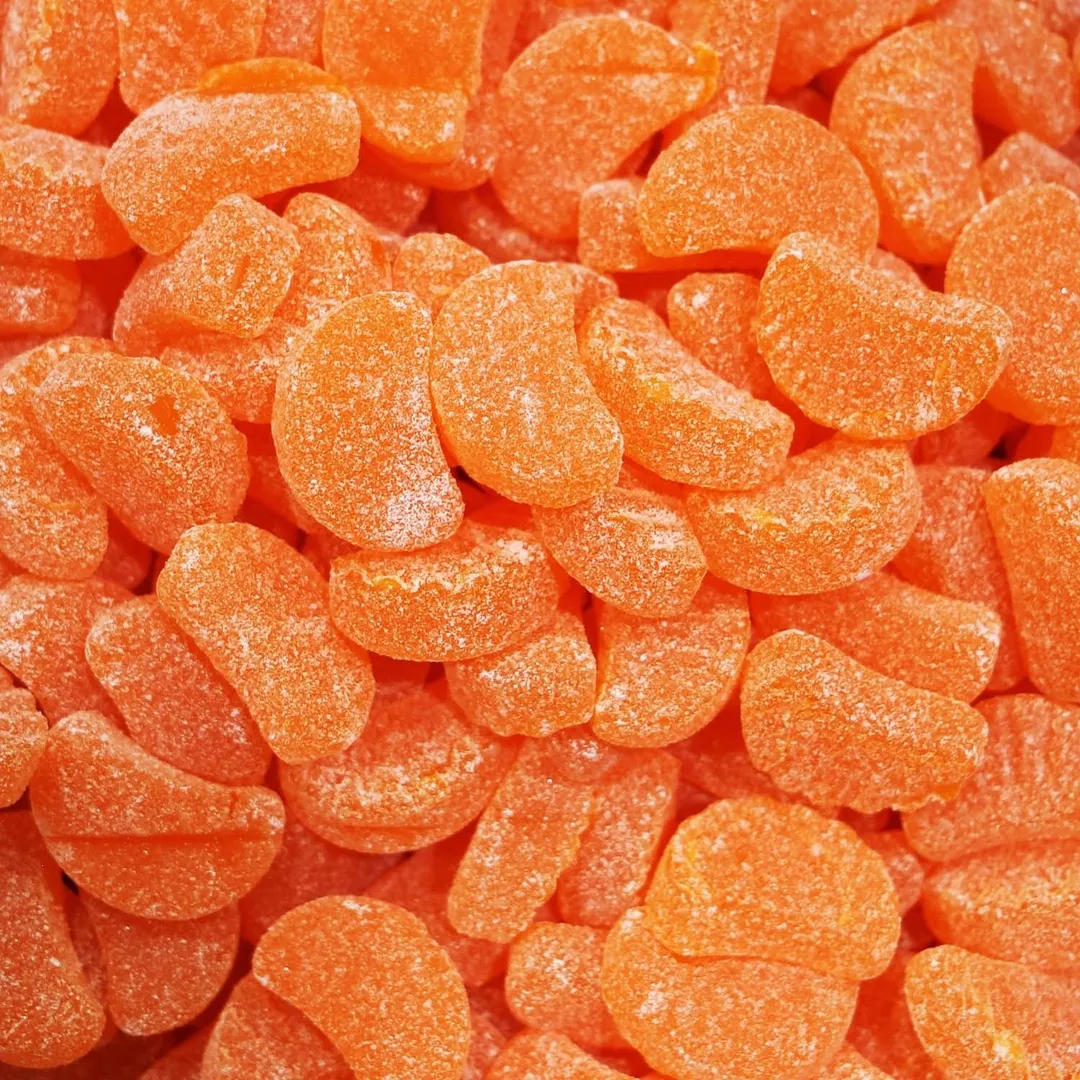 Zachary Orange Fruit Slices Jelly Gummy Candy 5 Lb