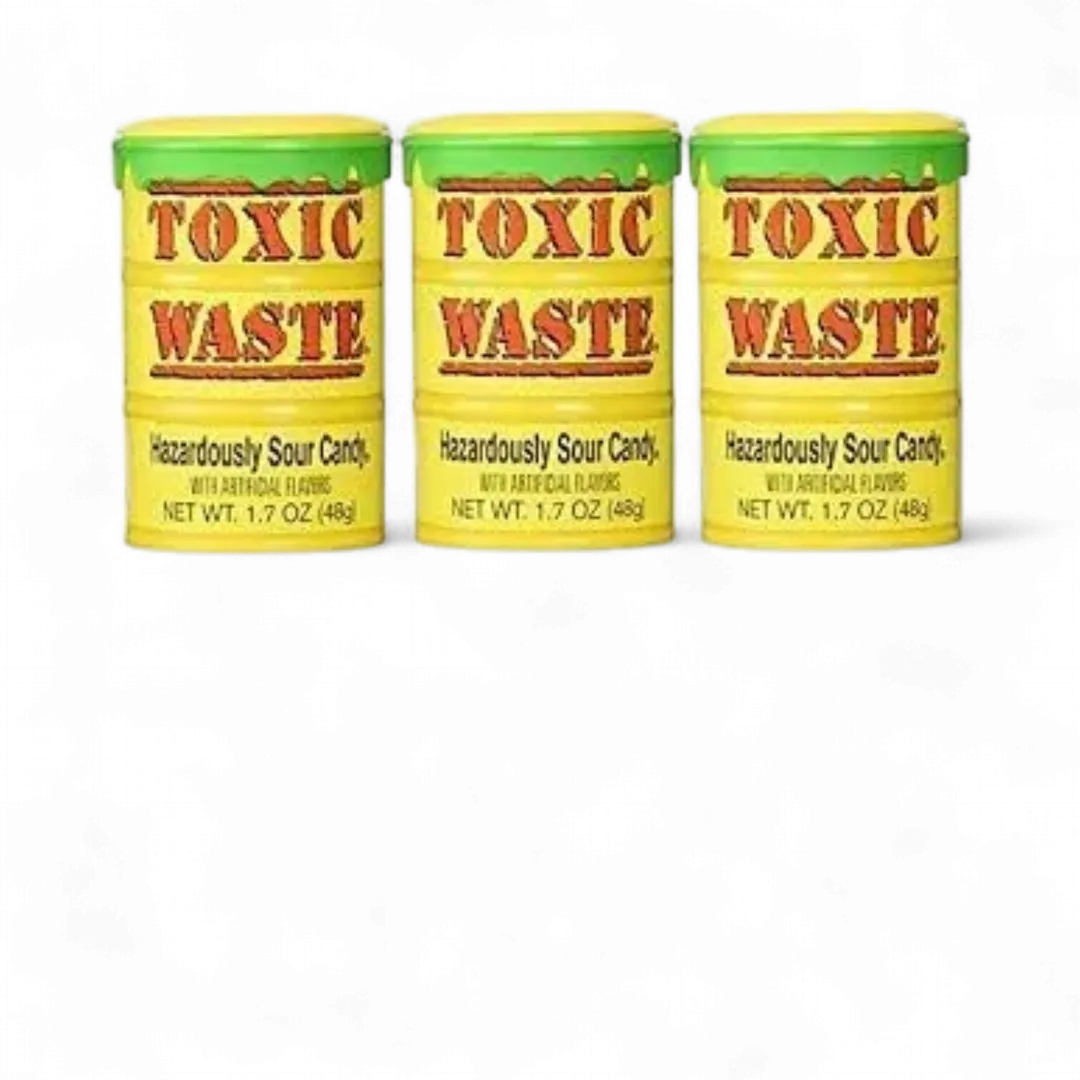 Toxic Waste Yellow Drums 12 count