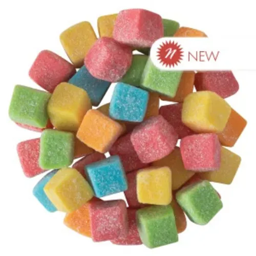Clever Sour Gummy Pyramid Triangles Assorted Colors 5 lb