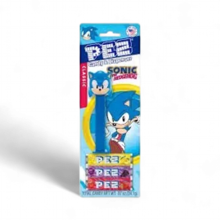 Pez Sonic Blister Pack 12 Count 0.87 Ounce Each Piece Plus Three Refills