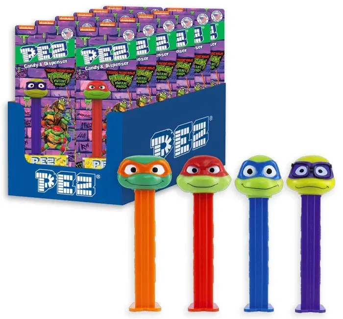 Pez Teenage Mutant Ninja Turtles TMNT Blister Asst 12 ct