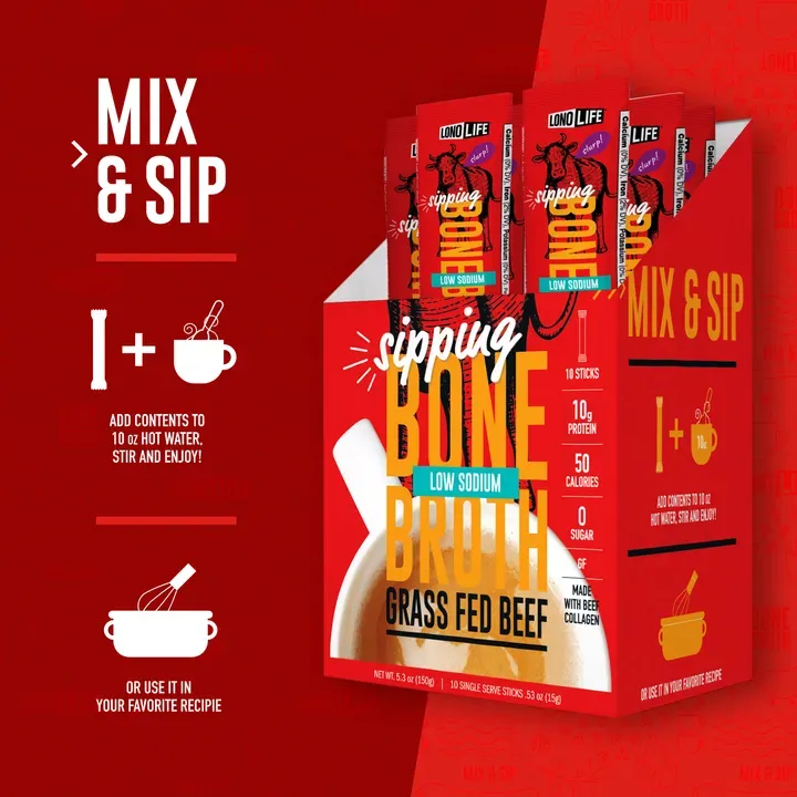 Low Sodium Beef Bone Broth