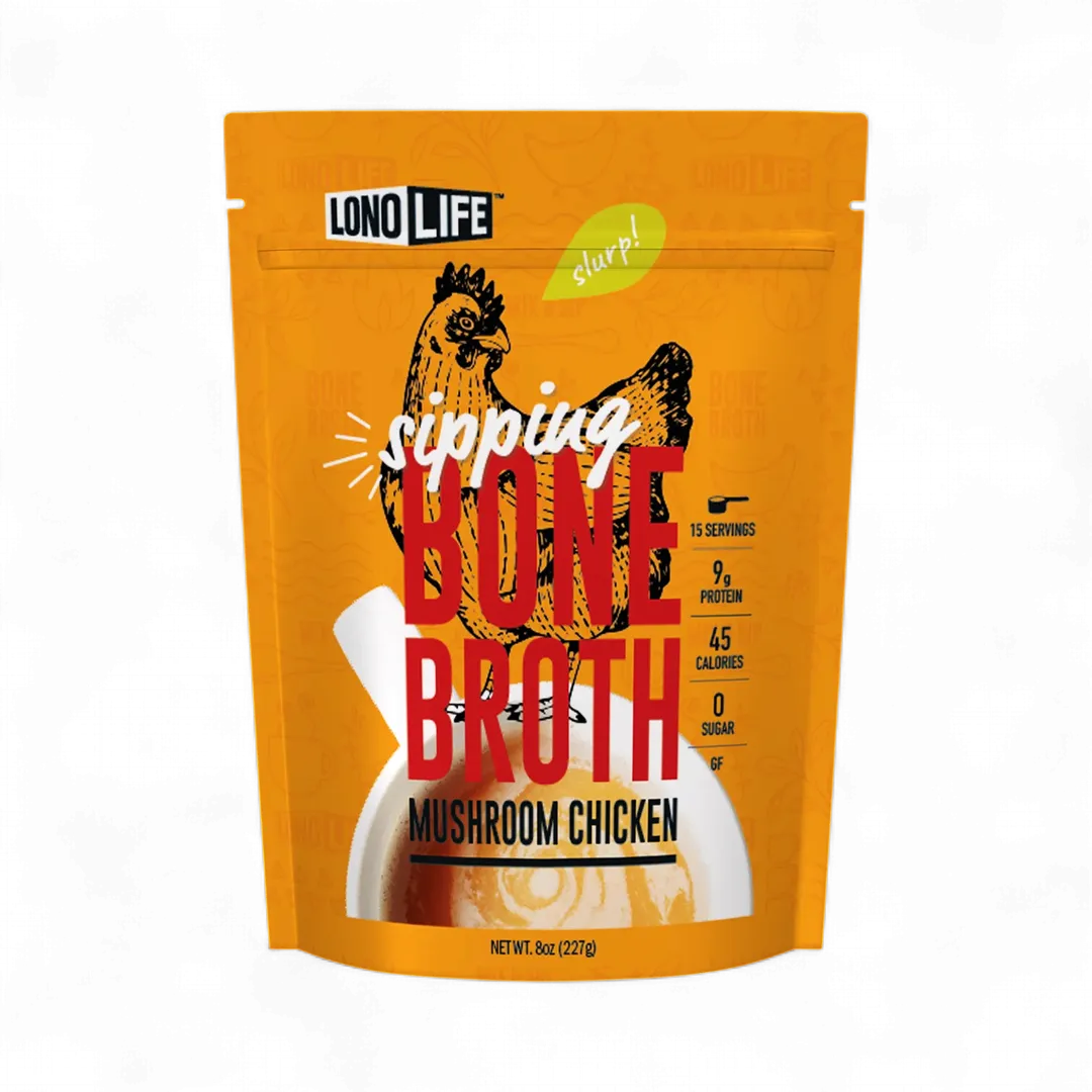 Mushroom Chicken Bone Broth