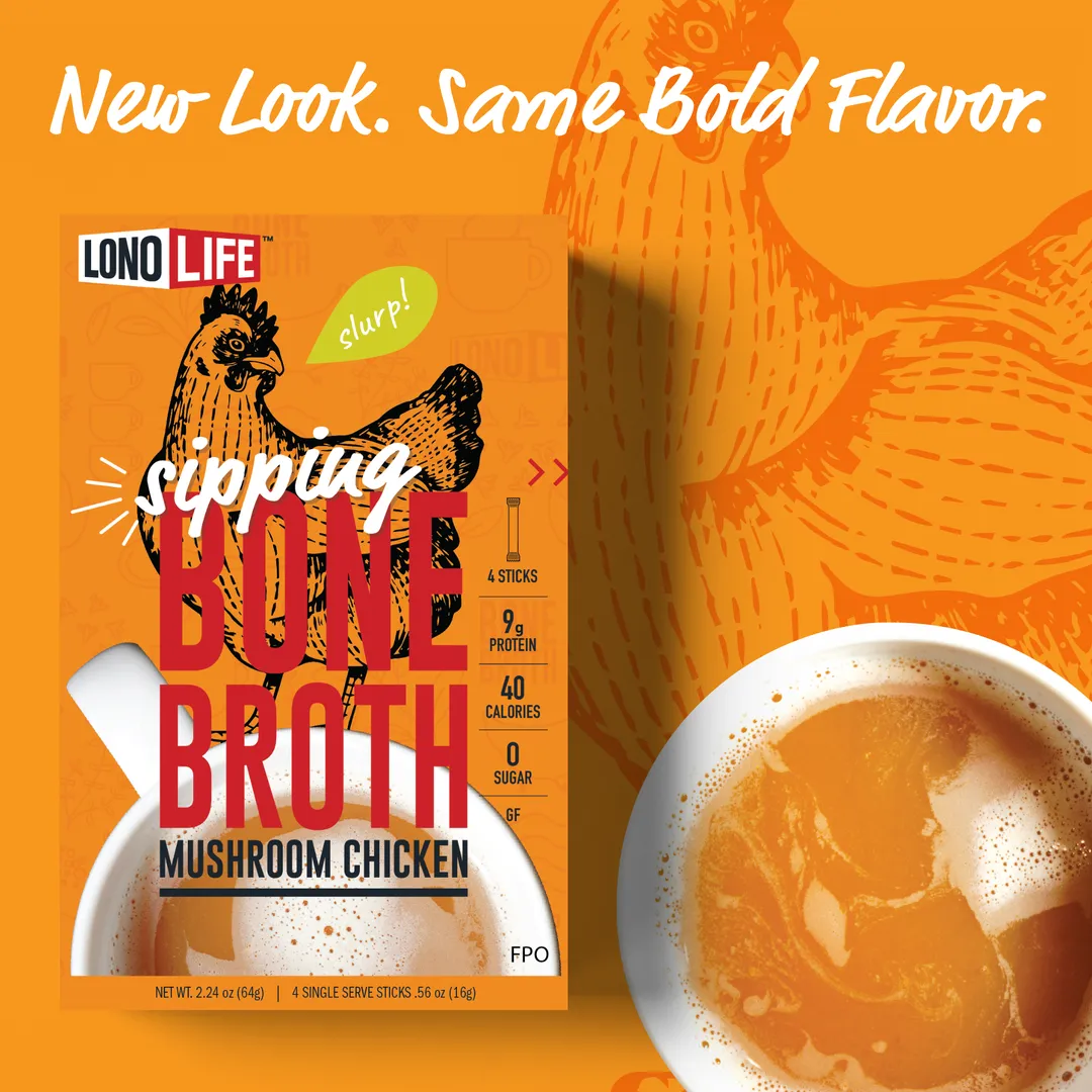 Mushroom Chicken Bone Broth