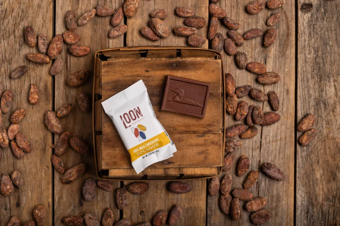 40% Ecuador Milk Chocolate Mini Bars (70-Count Display Box)