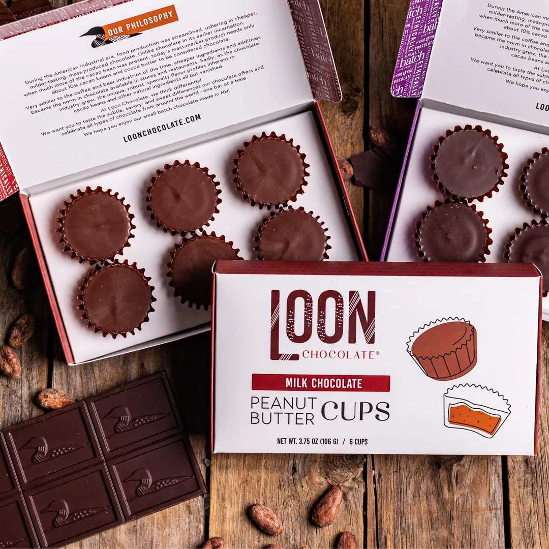 Milk Peanut Butter Cups (6-Piece Box)