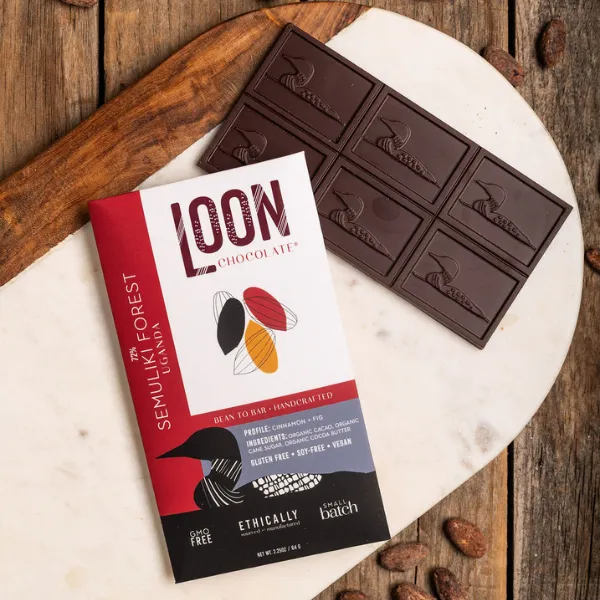 72% Uganda Semuliki Forest Dark Chocolate