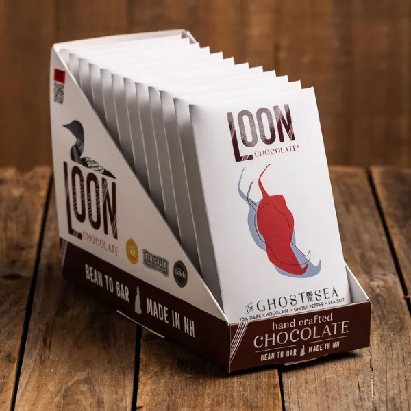 Ghost Pepper Dark Chocolate with Maine Sea Salt
