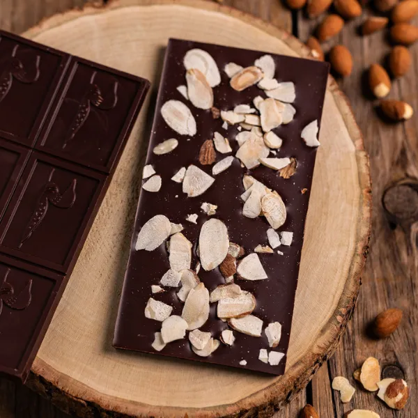 Roasted Almond Dark Chocolate