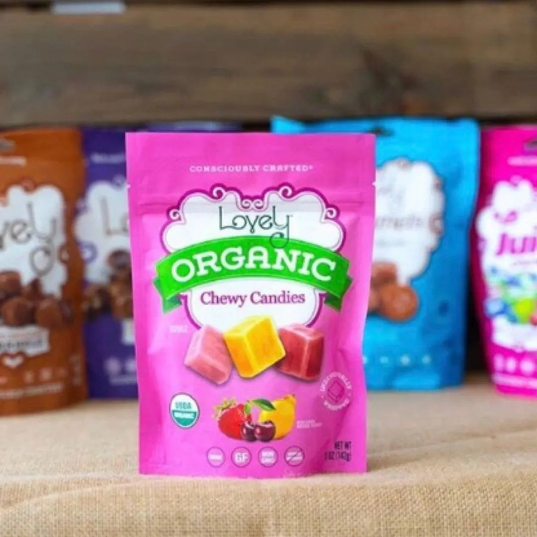 Organic Chewy Candies - Gluten Free Candy, No Dyes