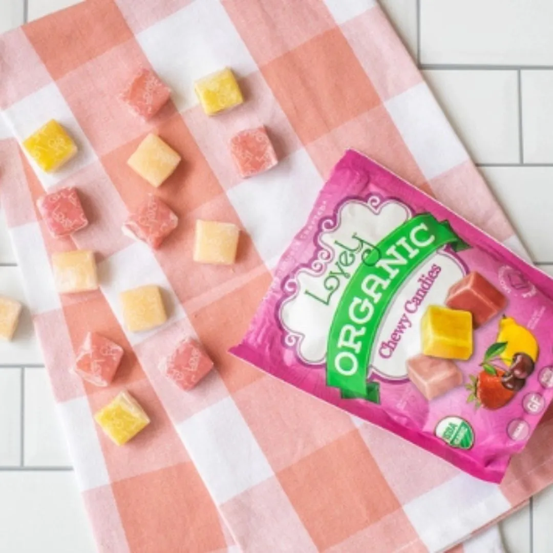 Organic Chewy Candies - Gluten Free Candy, No Dyes