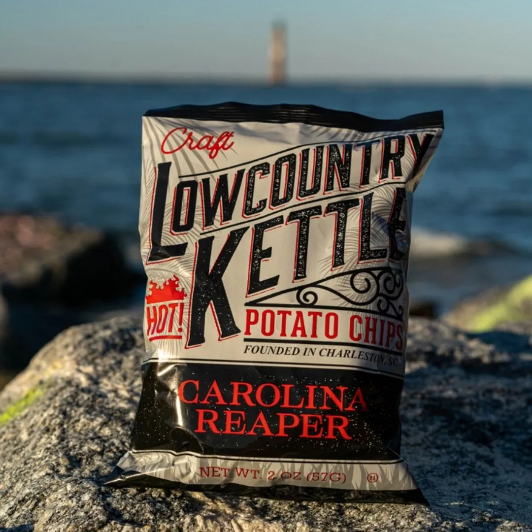Carolina Reaper Potato Chips - 24 Bags