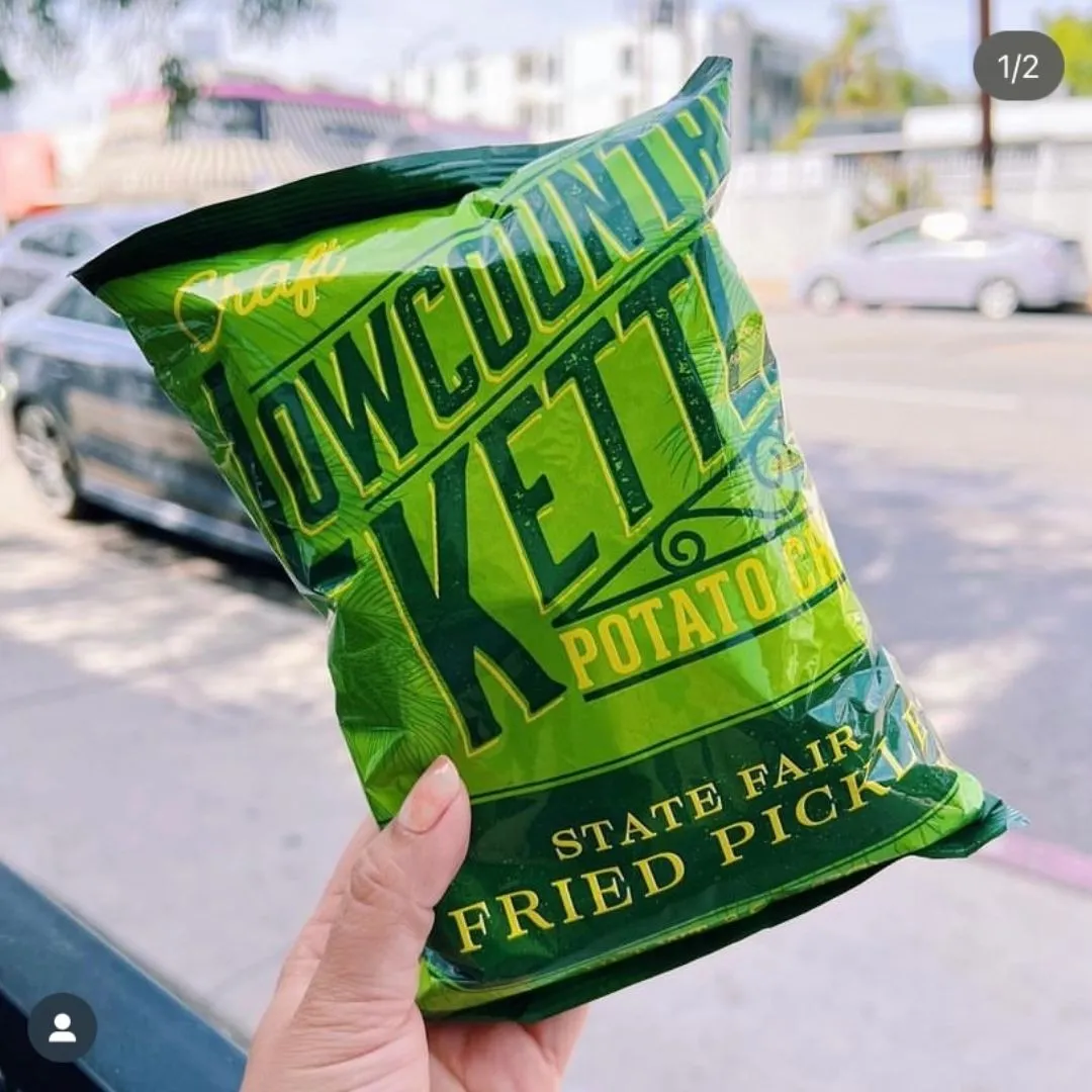 Fried Pickle Potato Chips - 24 Bags