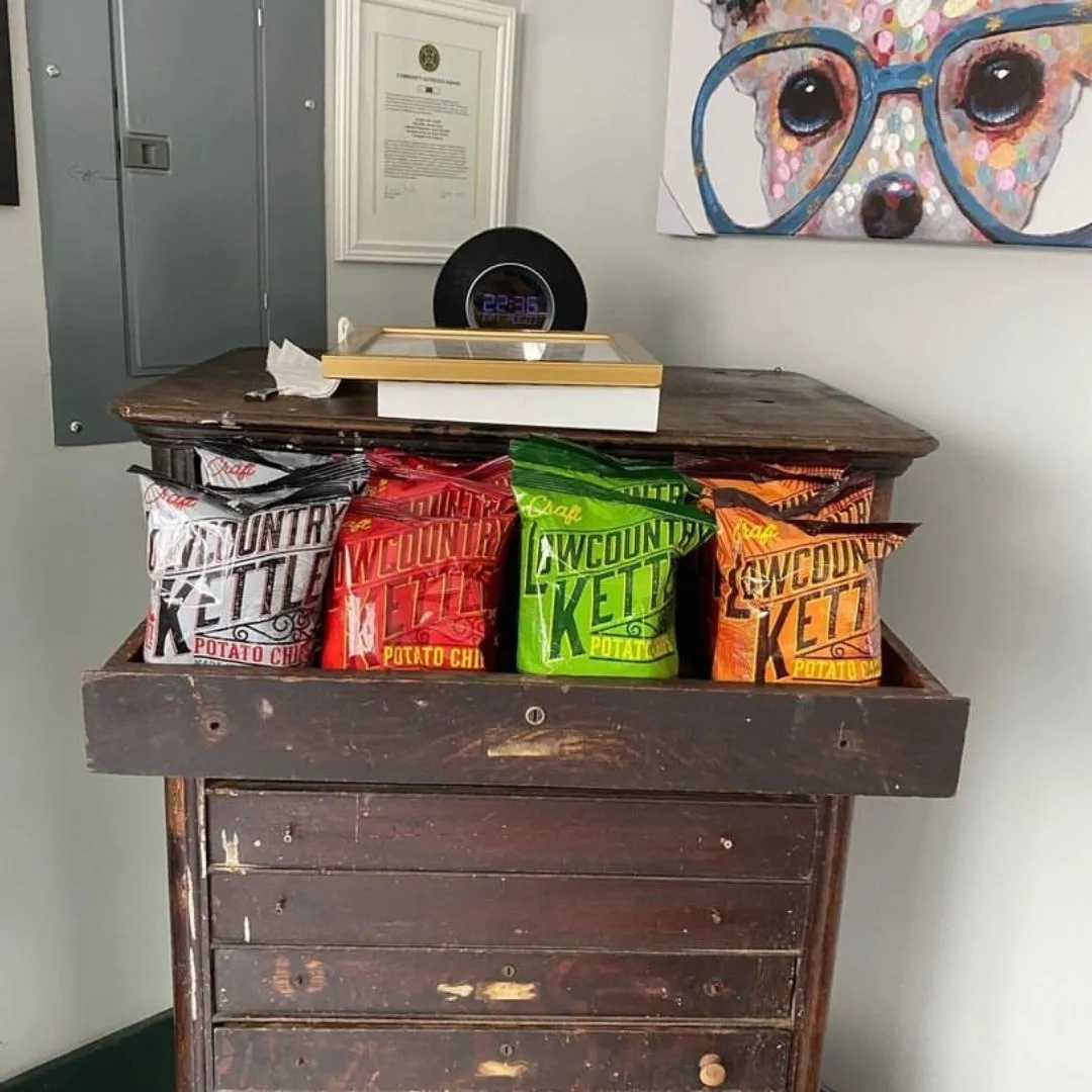 Fried Pickle Potato Chips - 24 Bags